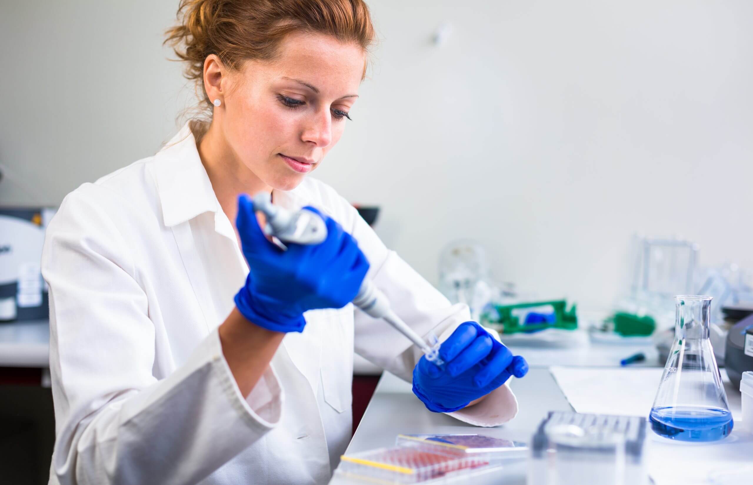 Bacterial Endotoxin Test or BET being performed at Nelson Labs, Salt Lake City
